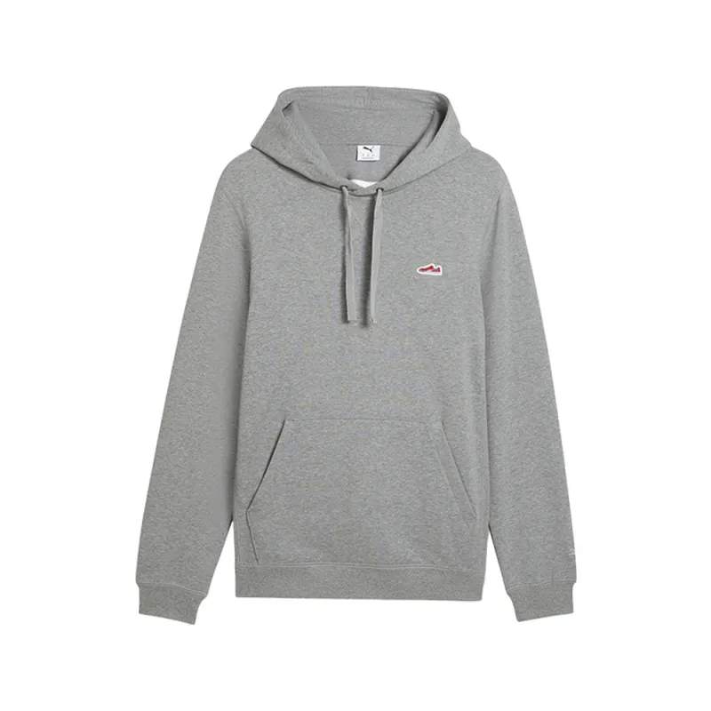 Wardrobe Essentials Suede Pullover Hoodie made by Puma