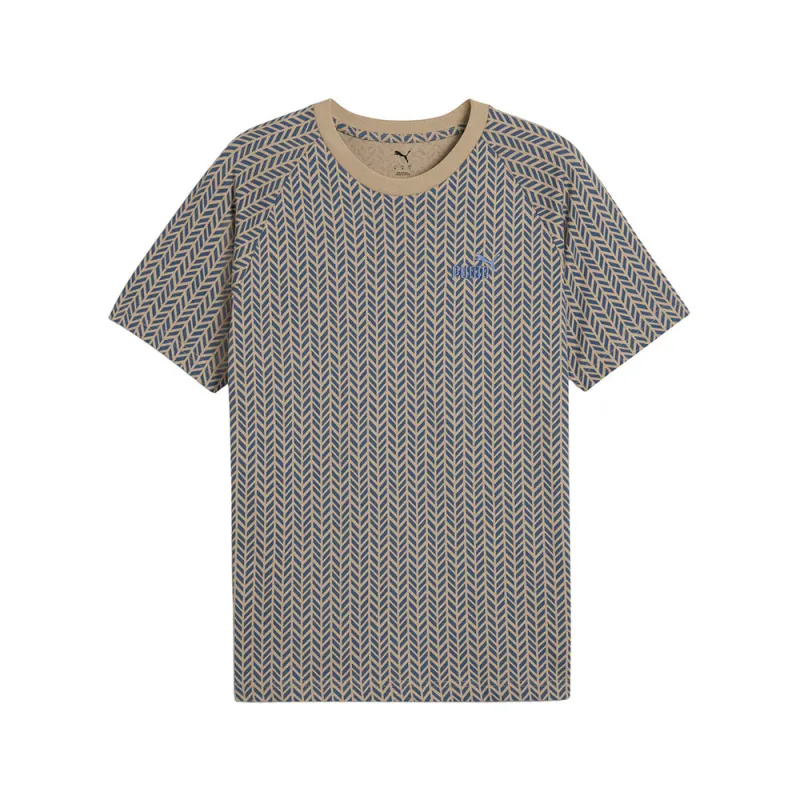 Essentials Herringbone Crew Neck Short Sleeve T-Shirt made by Puma