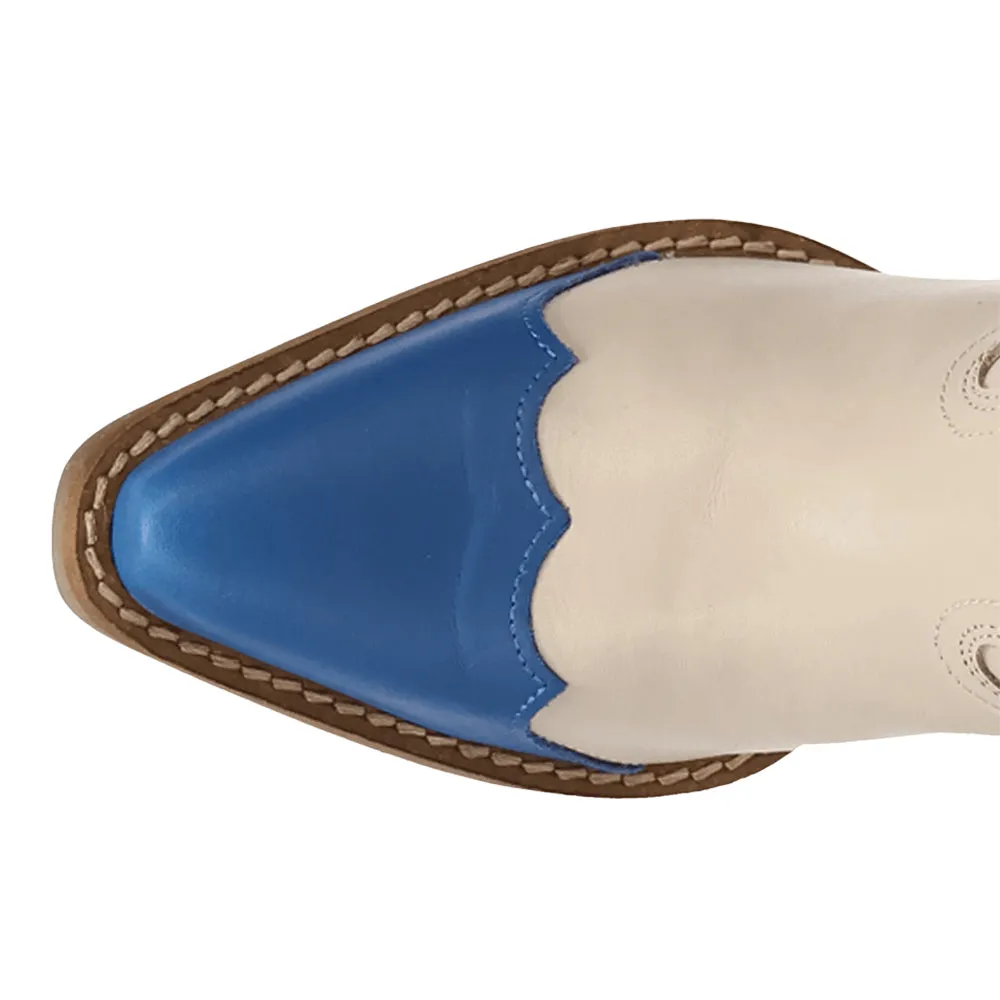 Liberty Leather Snip Toe Pull On Cowboy Booties sold by Shoebacca product image thumbnail 4