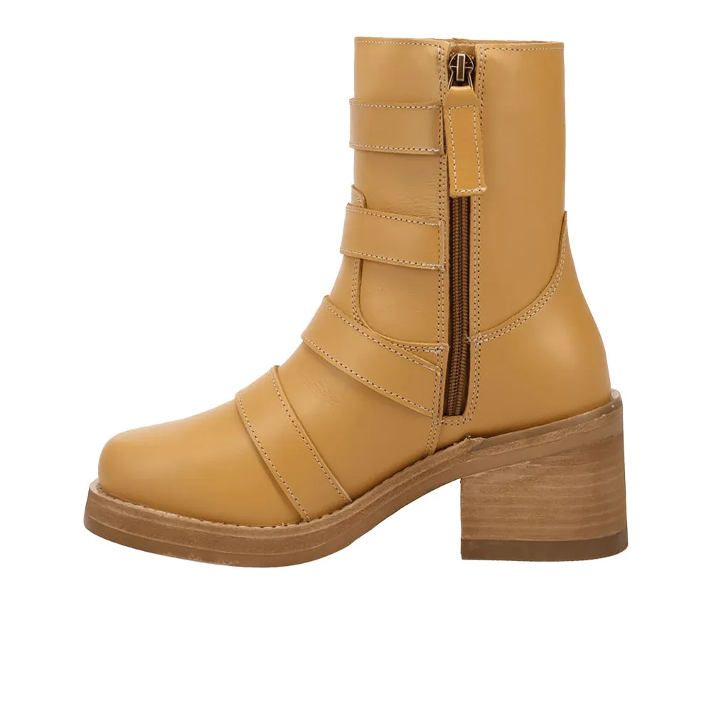 Topanga Leather Round Toe Zippered Booties sold by Shoebacca product image thumbnail 3