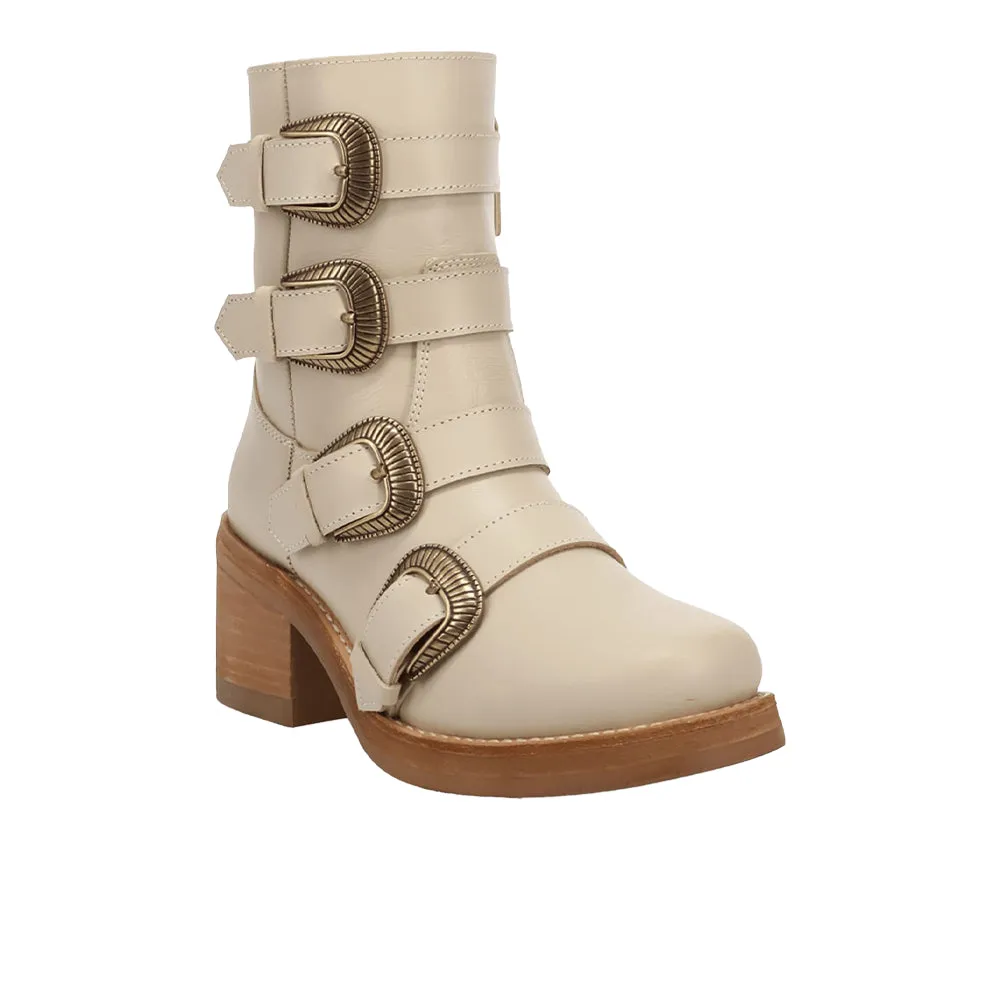 Topanga Leather Round Toe Zippered Booties sold by Shoebacca product image thumbnail 2