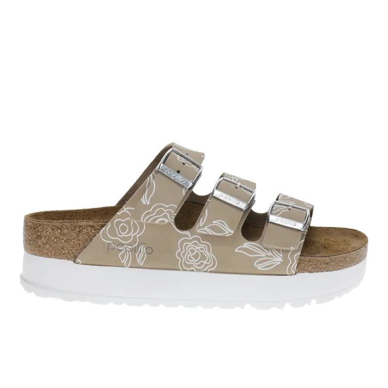 Florida III Flex Platform Nubuck Sandals made by Birkenstock