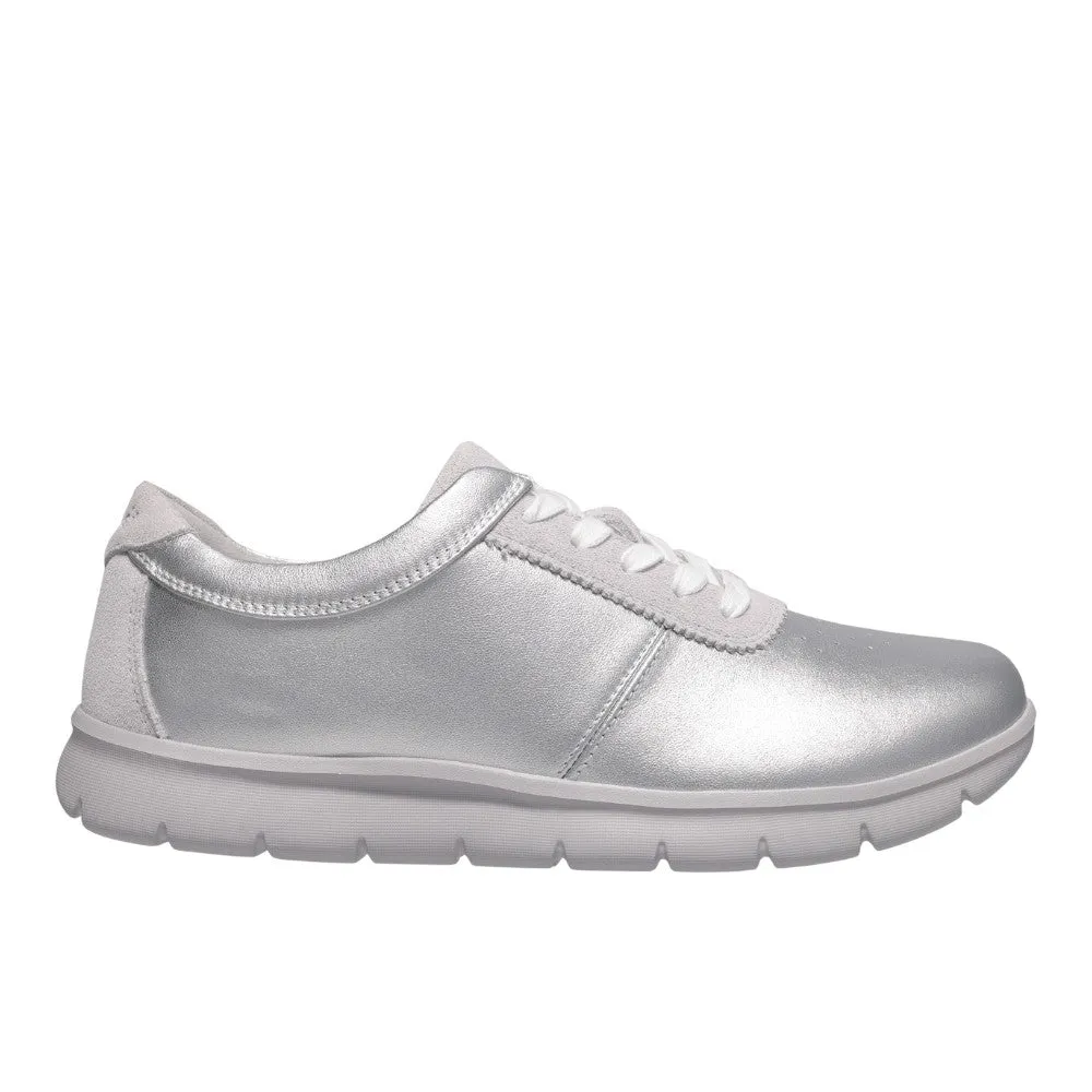 Stella Metallic Lace Up Sneakers sold by Shoebacca