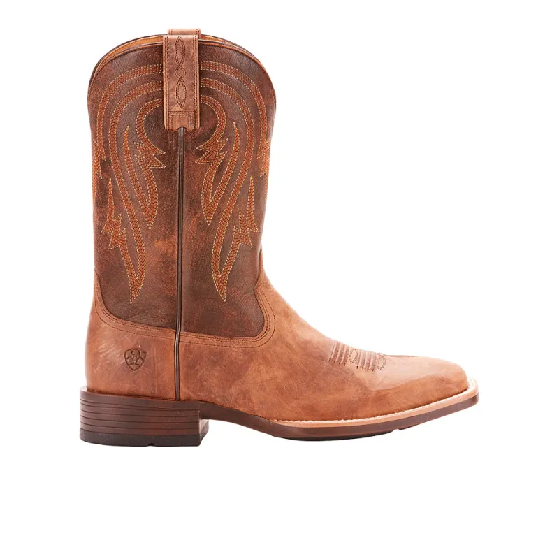 Plano Square Toe Cowboy Boots made by Ariat