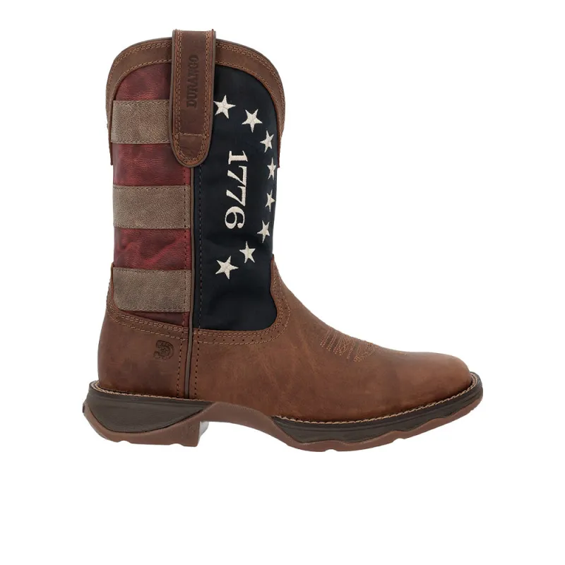 America 1776 Square Toe Pull On Boots made by Durango