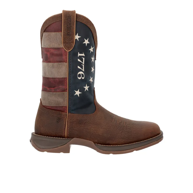 America 1776 Square Toe Pull On Boots made by Durango