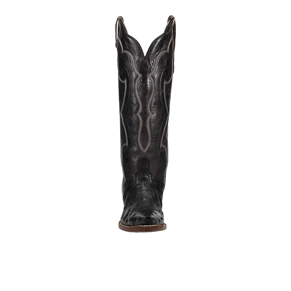 Maravilla Full Ostrich Snip Toe Pull On Cowboy Boots sold by Shoebacca product image thumbnail 4