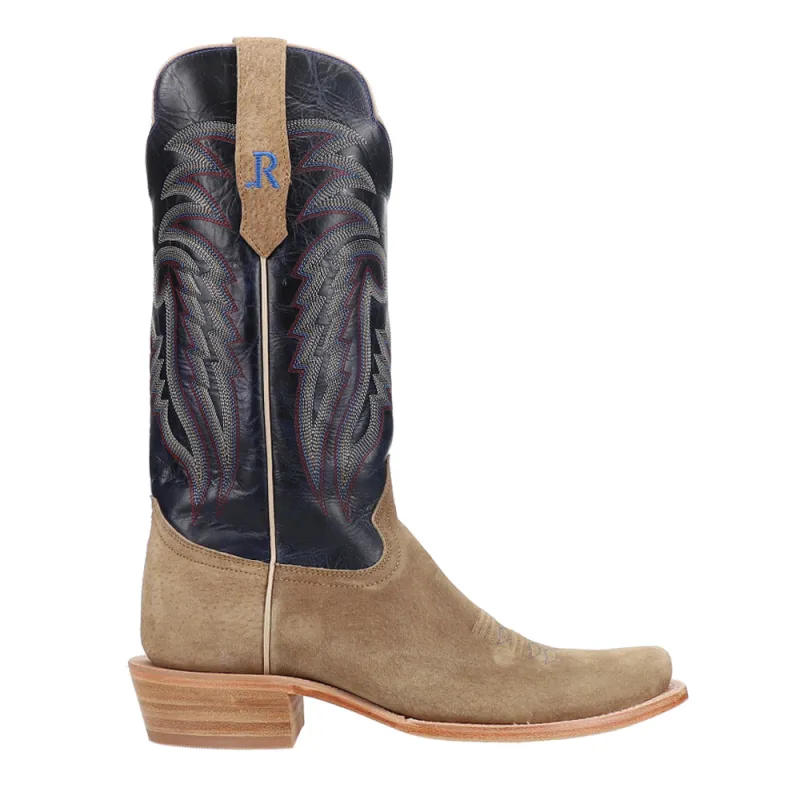 Boar Narrow Embroidered Square Toe Cowboy Boots made by Shoebacca