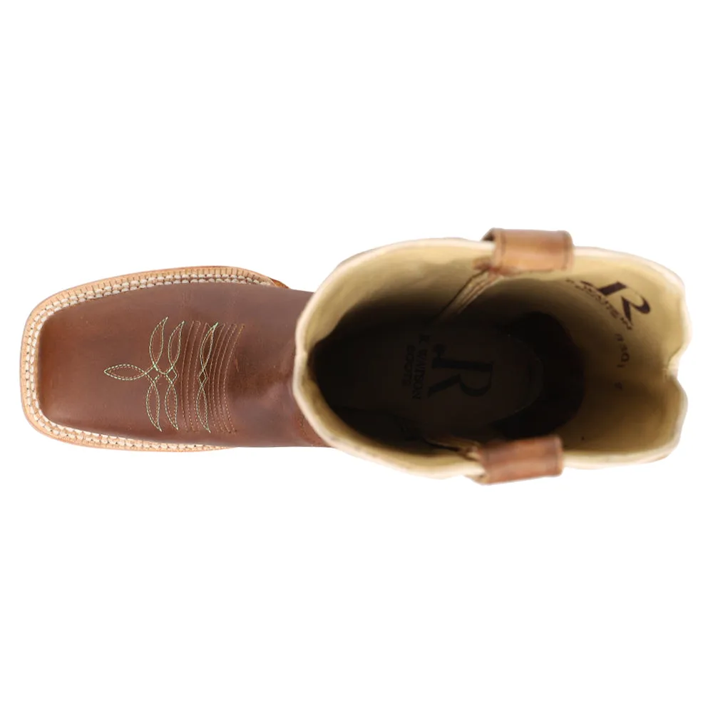 Arizona Tan Embroidered Square Toe Cowboy Boots sold by Shoebacca product image thumbnail 4