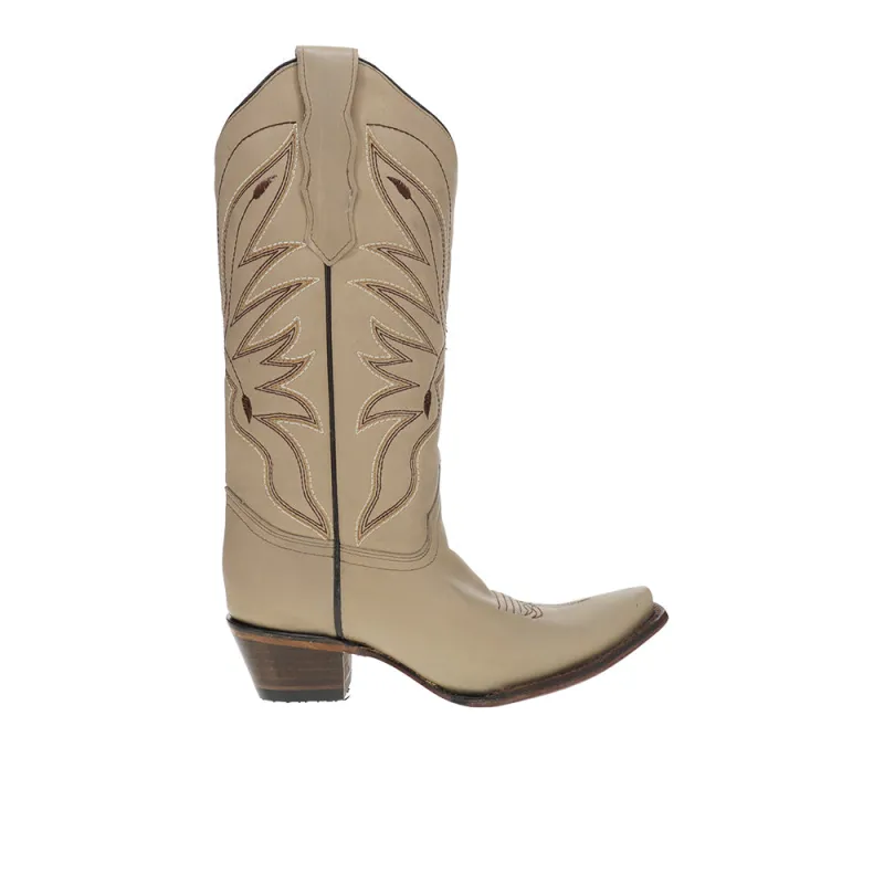 Embroidered Triad Snip Toe Pull On Cowboy Boots made by Shoebacca