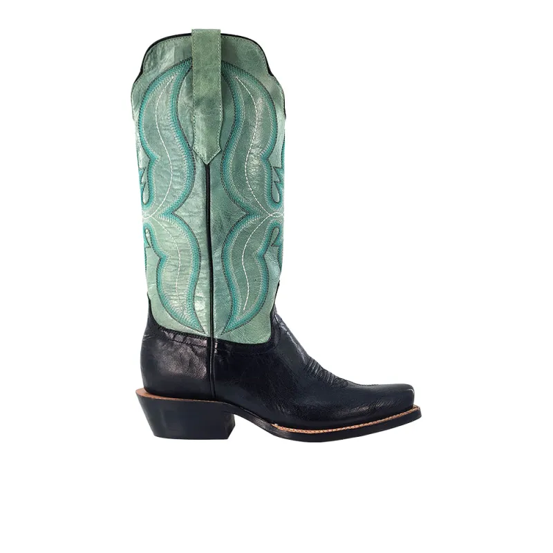 Goat Embroidered Narrow Square Toe Cowboy Boots made by Shoebacca