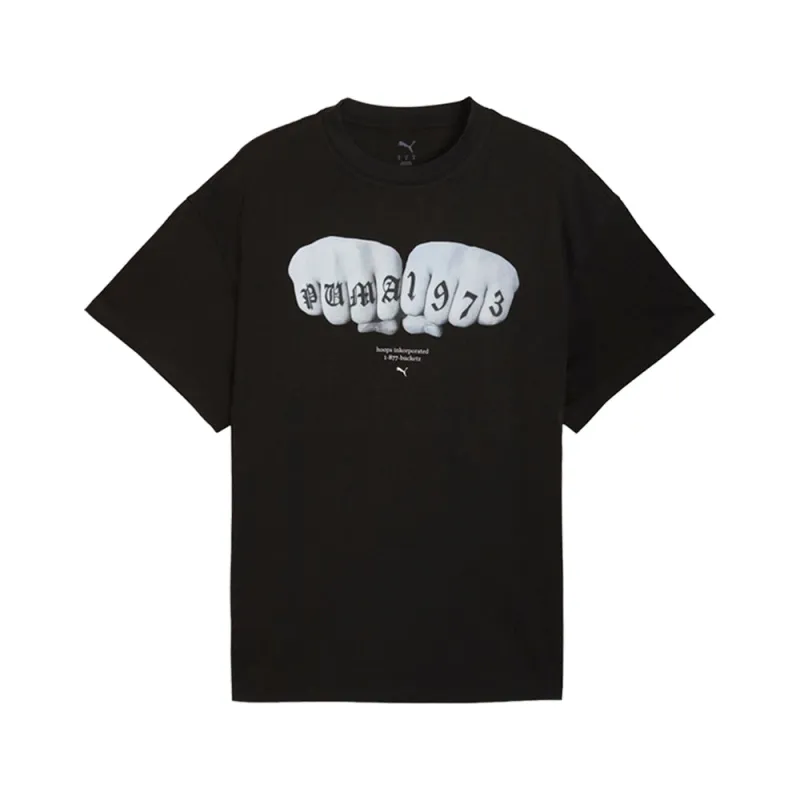 Swish N' Ink Crew Neck Short Sleeve T-Shirt made by Puma