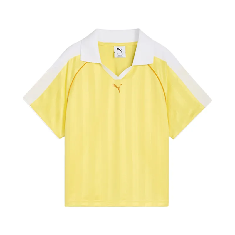 T7 Relaxed Collared Short Sleeve Soccer Jersey made by Puma