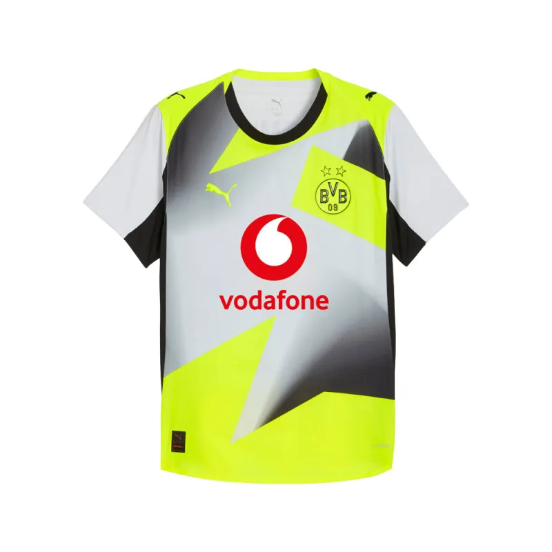 Borussia Dortmund Authentic Away Crew Neck Short Sleeve Soccer Jersey made by Puma