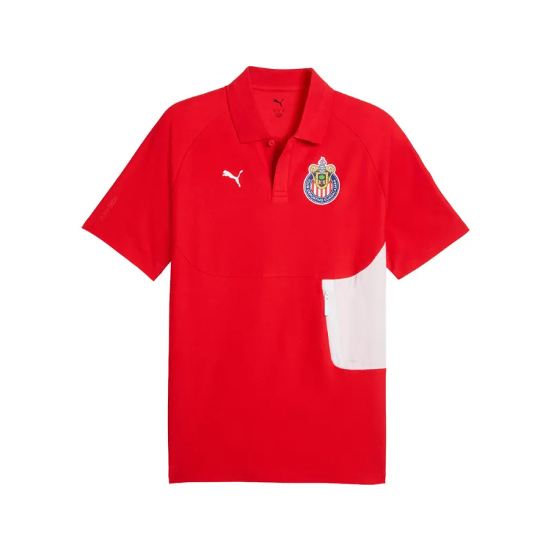 C.D. Guadalajara PUMATECH Short Sleeve Polo Shirt made by Puma