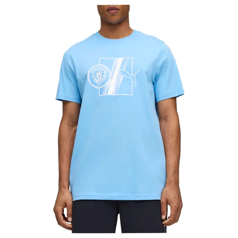 MCFC Crew Neck Short Sleeve Athletic T-Shirt made by Puma