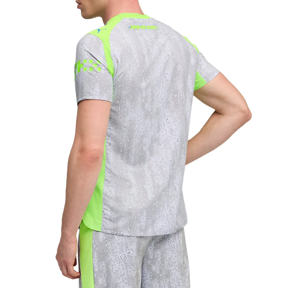 Manchester City F.C. Third Jersey Authentic Crew Neck Short Sleeve Soccer Jersey sold by Shoebacca product image thumbnail 4