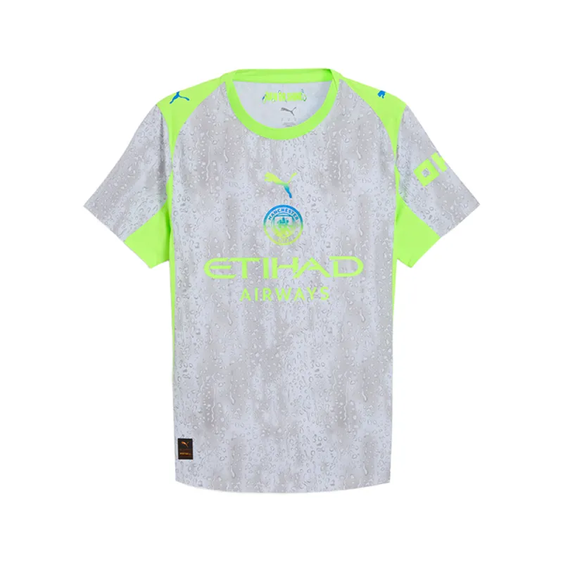 Manchester City F.C. Third Jersey Authentic Crew Neck Short Sleeve Soccer Jersey made by Puma