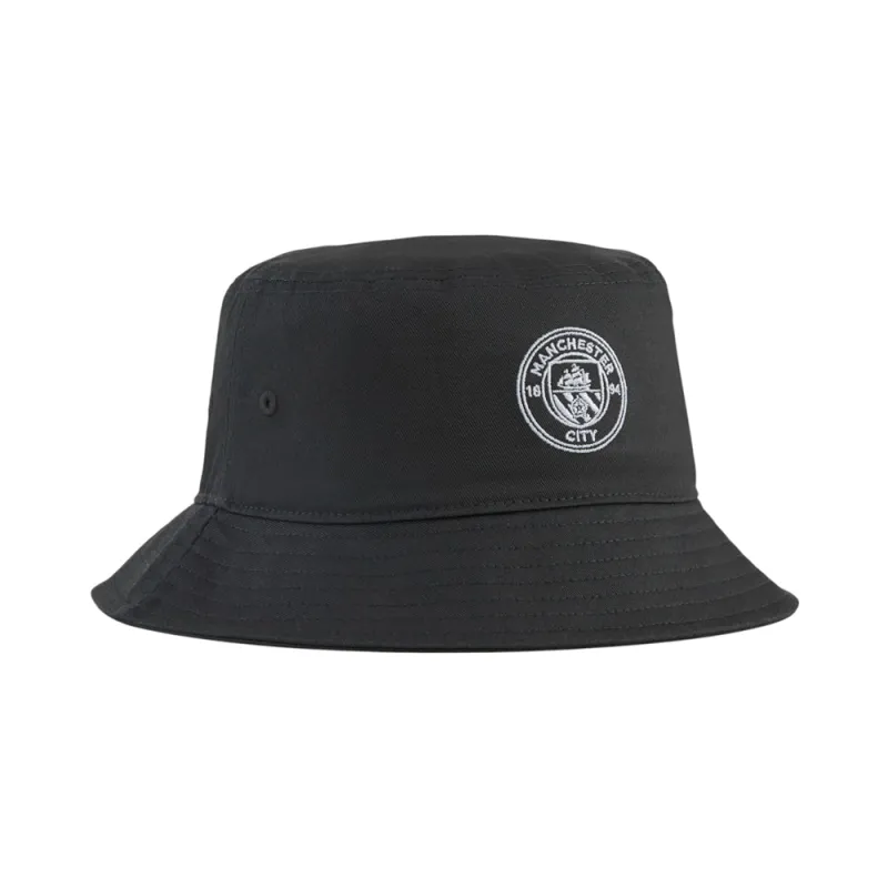 MCFC Essentials Bucket Hat made by Puma