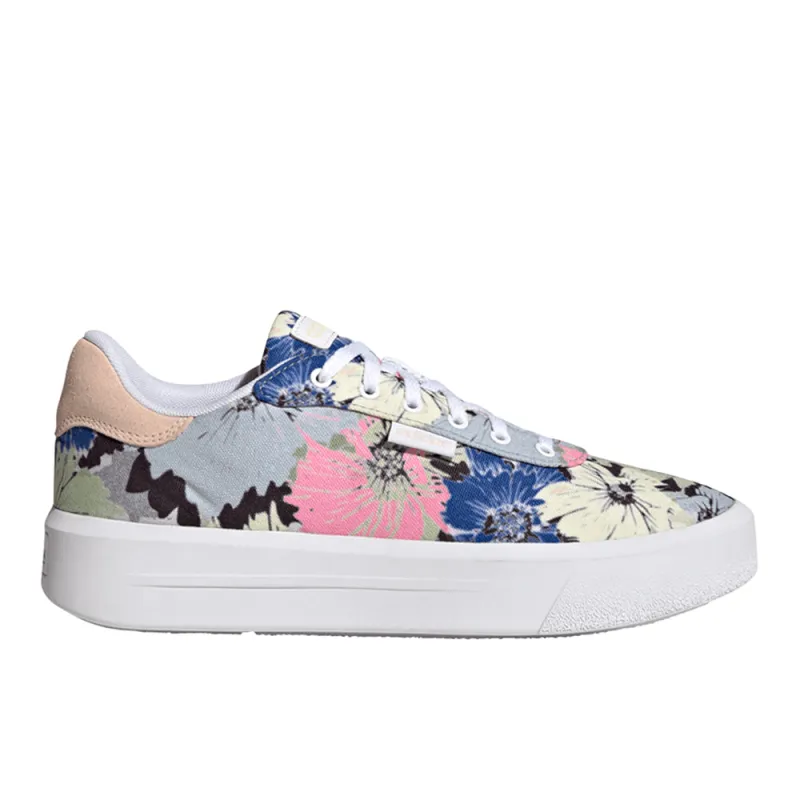 Court Platform CLN Lace Up Sneakers made by Adidas