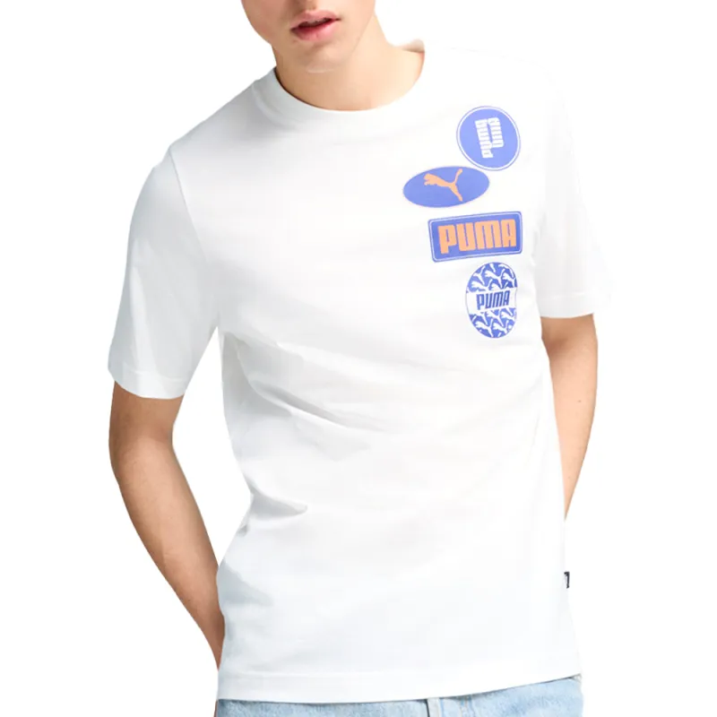 Graphics Icon Crew Neck Short Sleeve T-Shirt made by Puma