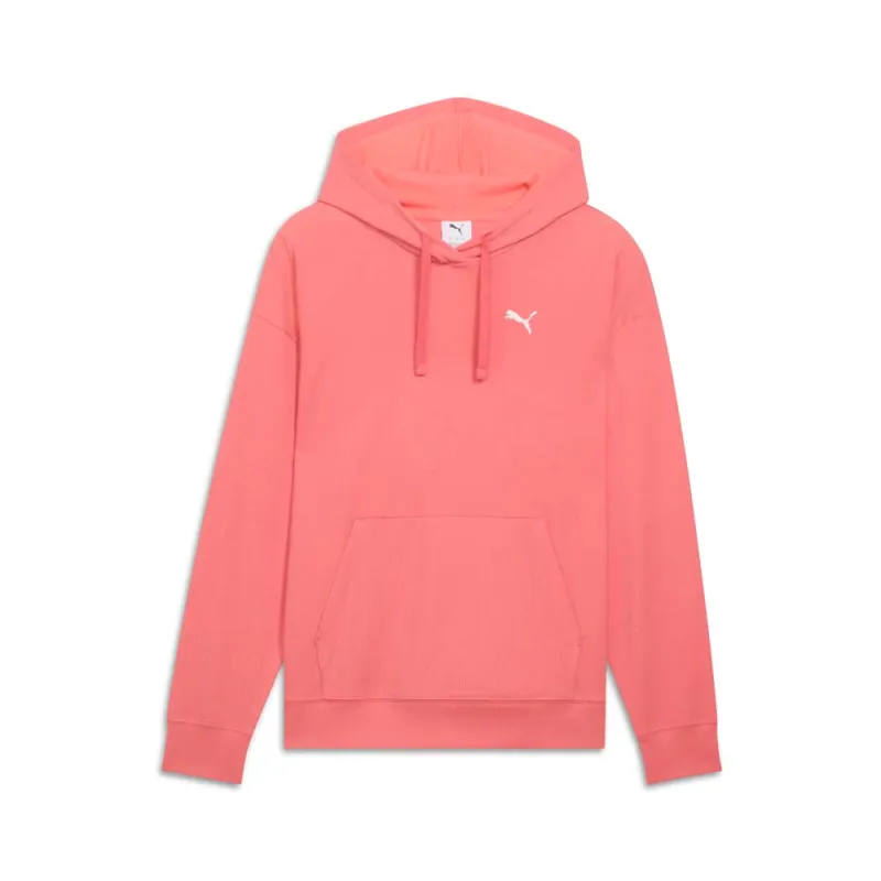 Essentials Elevated Comfort Rib Pullover Hoodie made by Puma