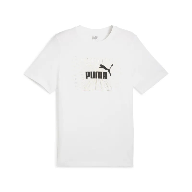 Graphics Crew Neck Short Sleeve T-Shirt made by Puma