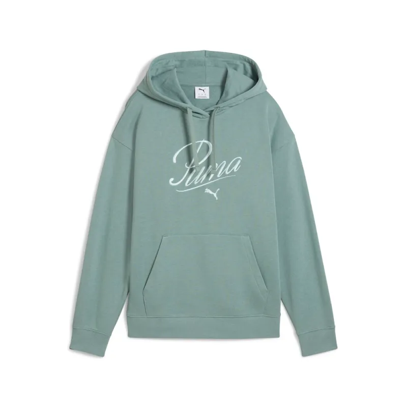 Essentials Script Comfort Pullover Hoodie made by Puma