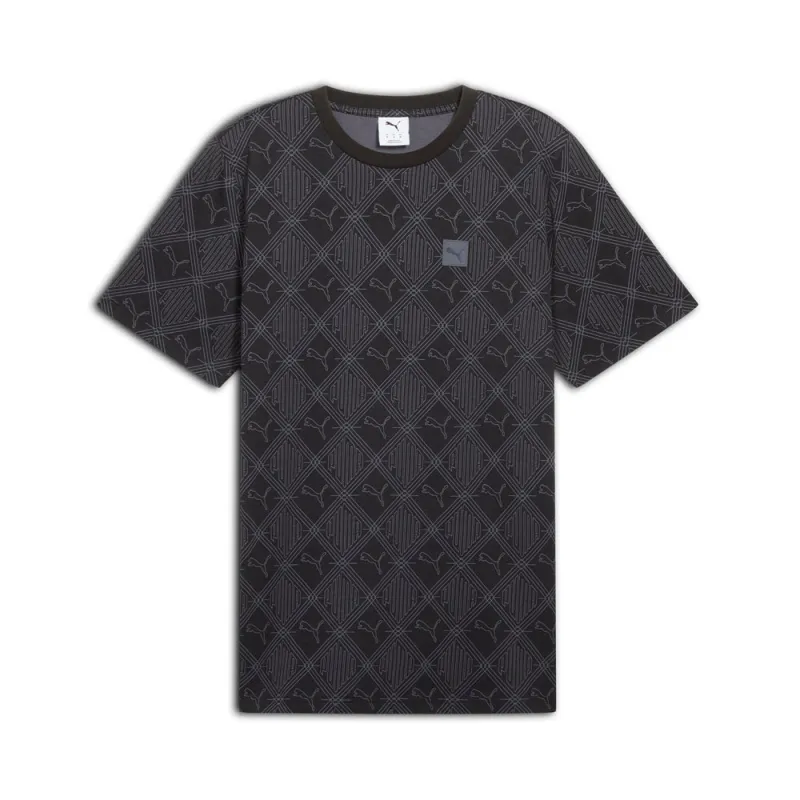 Essentials Logomania Graphic Crew Neck Short Sleeve T-Shirt made by Puma