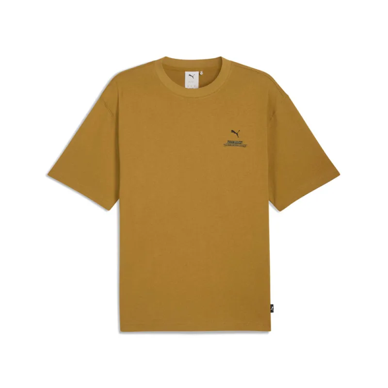 Graphic Magazine Crew Neck Short Sleeve T-Shirt made by Puma