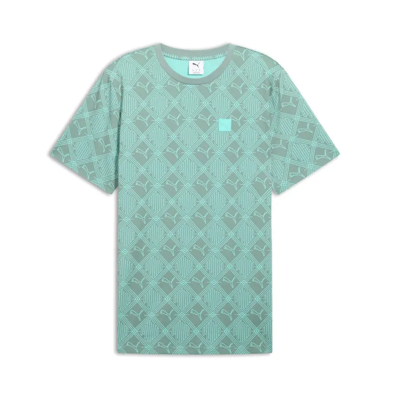 Essentials Logomania Graphic Crew Neck Short Sleeve T-Shirt made by Puma