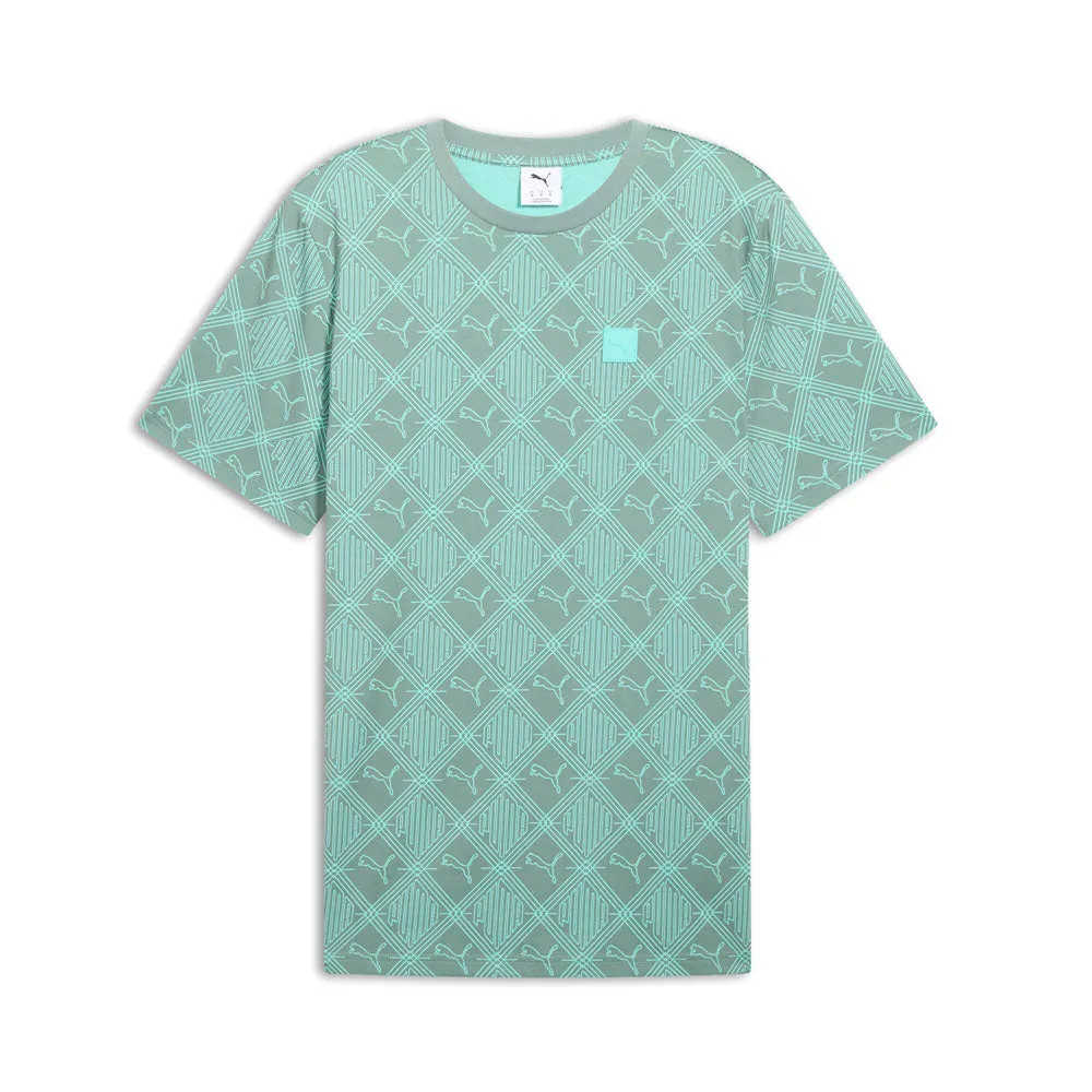 Essentials Logomania Graphic Crew Neck Short Sleeve T-Shirt sold by Shoebacca