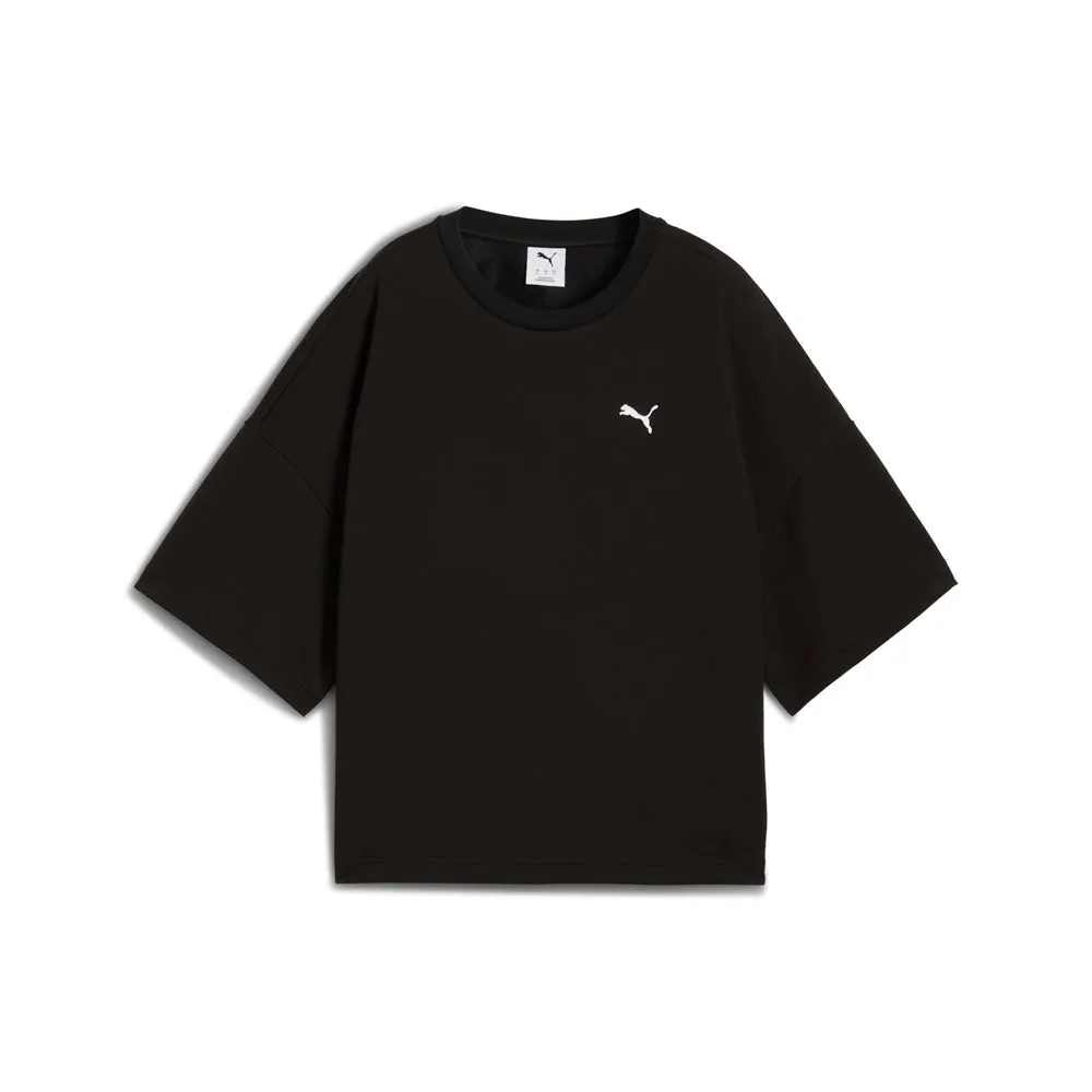 Wardrobe Essentials Relaxed Heavy Crew Neck Short Sleeve T-Shirt sold by Shoebacca