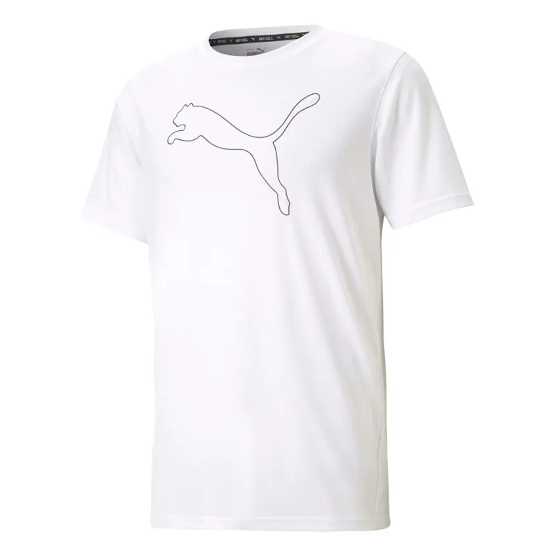 Performance Cat Graphic Crew Neck Short Sleeve T-Shirt made by Puma