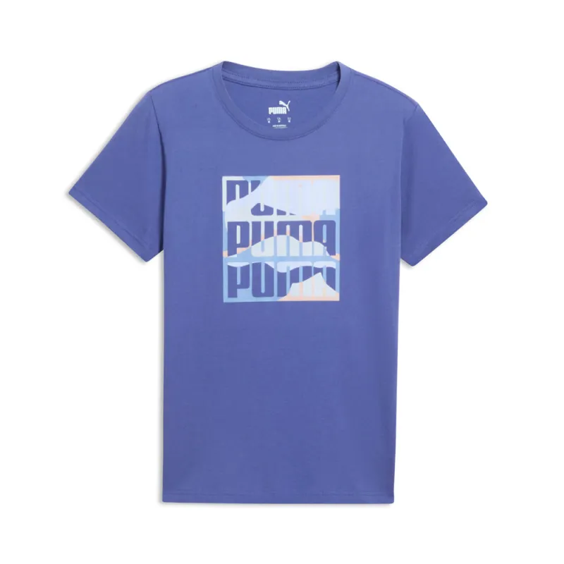 Mountain Tee Graphic Crew Neck Short Sleeve T-Shirt made by Puma