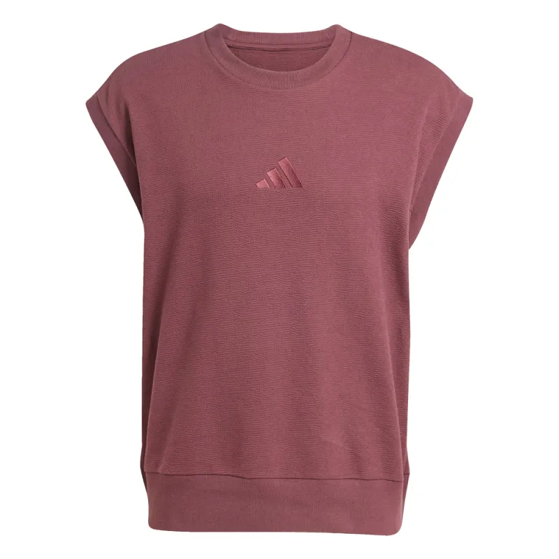 Elevated All SZN Cloud Jersey Sleeveless Crew Tee made by Adidas