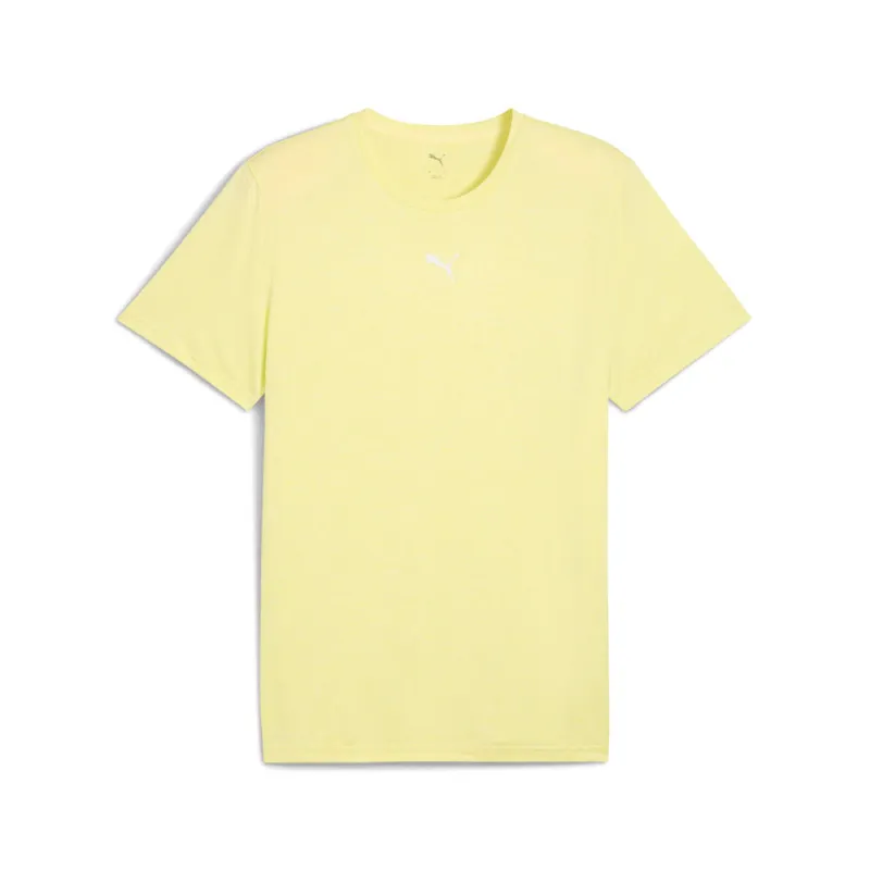 Train All Day Essentials Heather Cat Crew Neck Short Sleeve T-Shirt made by Puma