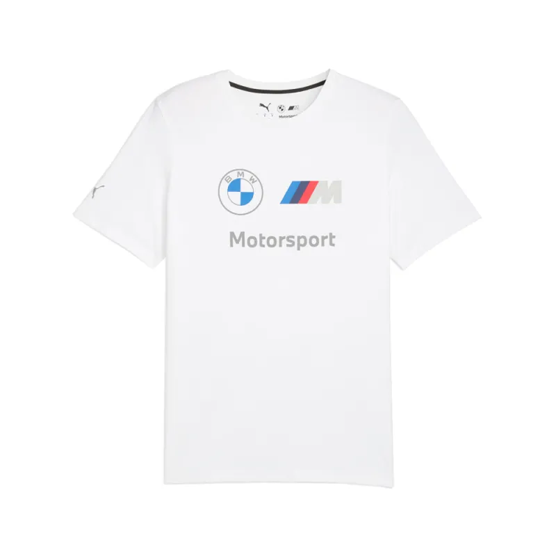 BMW M Motorsport Essentials Logo Crew Neck Short Sleeve T-Shirt made by Puma