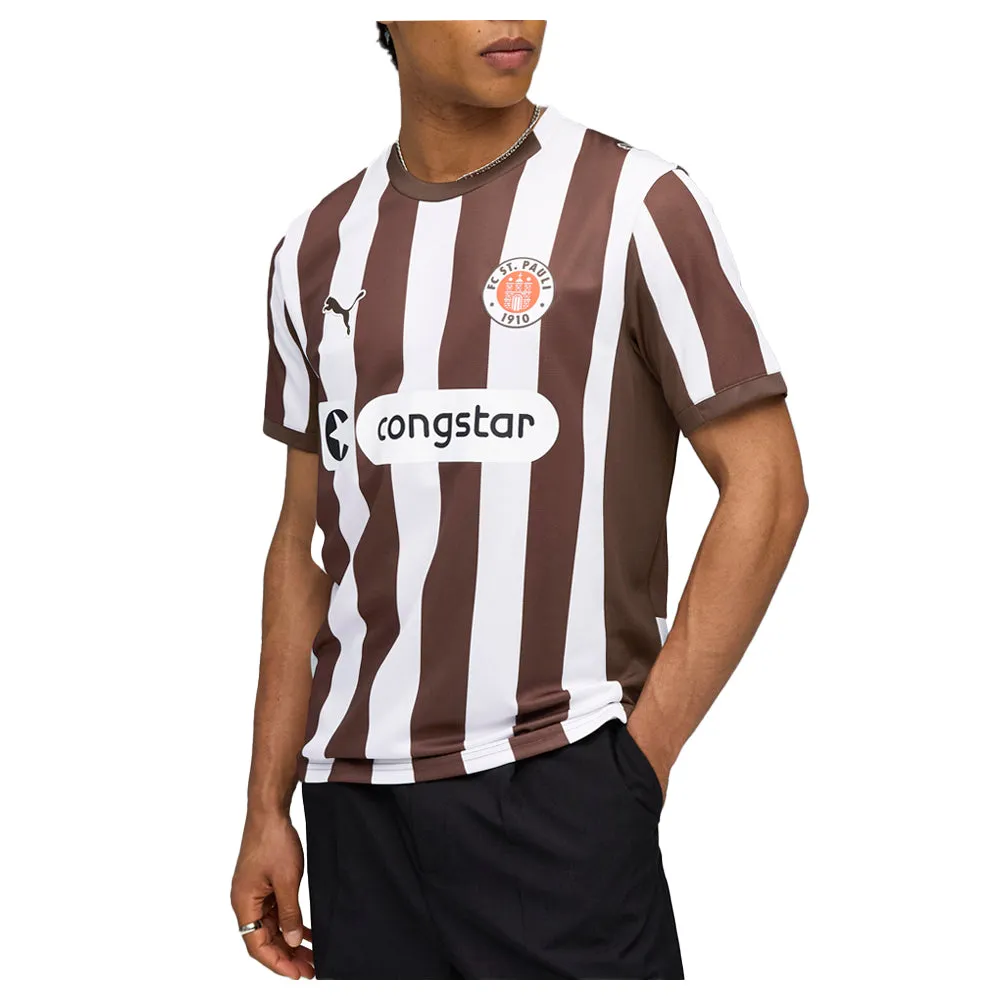FC St.Pauli Crew Neck Short Sleeve Home Athletic Jersey sold by Shoebacca product image thumbnail 3