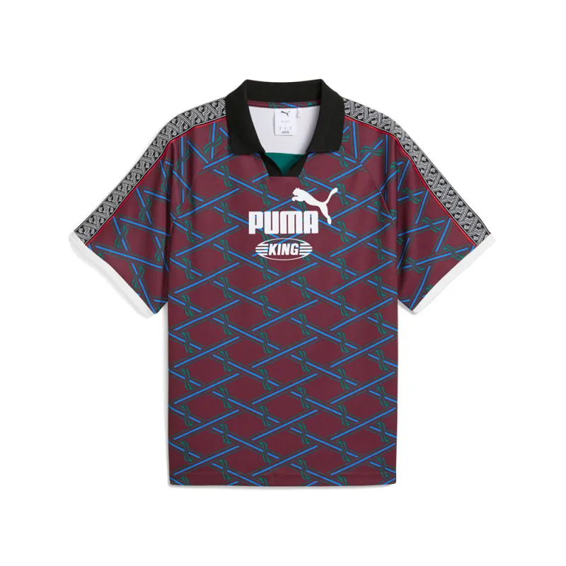 King Collared Short Sleeve Soccer Jersey made by Puma