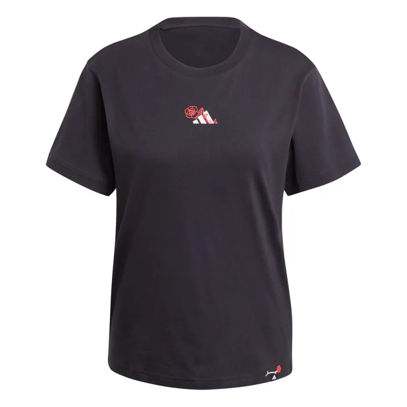 Lounge Mini Graphic Crew Neck Short Sleeve T-Shirt made by Adidas