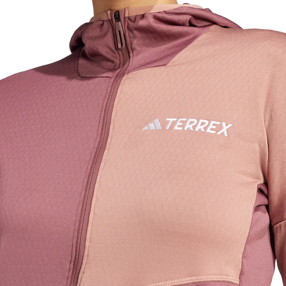 Terrex Xperior Climawarm Light Fleece Hooded Full Zip Jacket sold by Shoebacca product image thumbnail 5