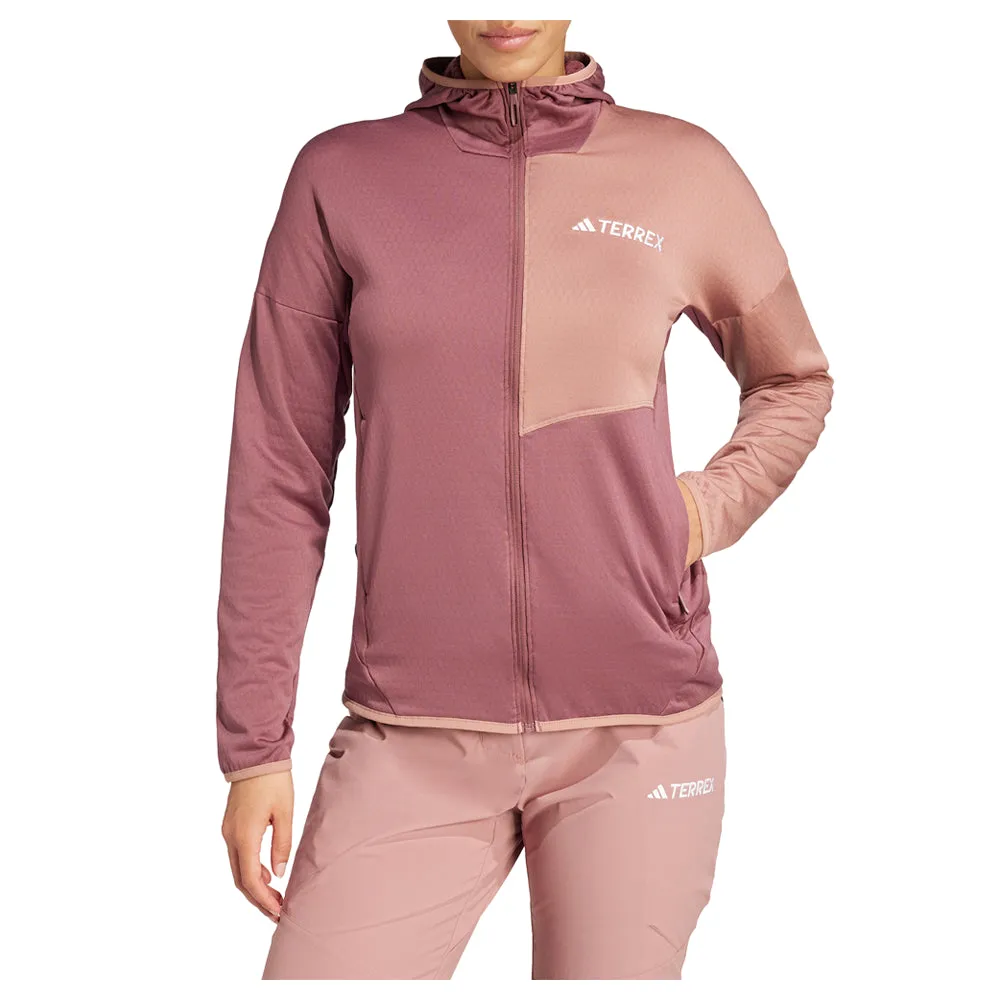Terrex Xperior Climawarm Light Fleece Hooded Full Zip Jacket sold by Shoebacca product image thumbnail 2