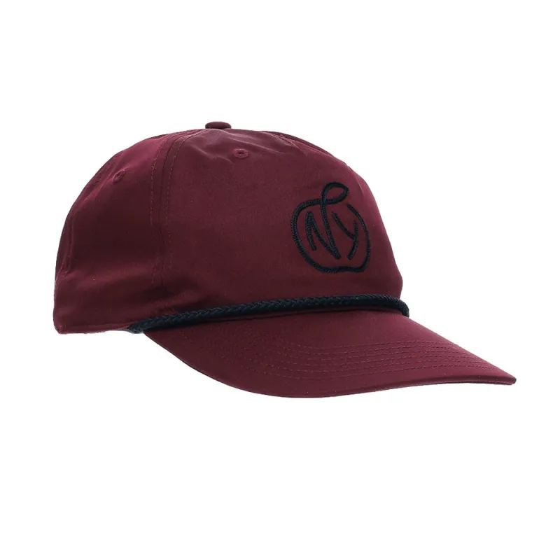 NY Apple Flat Brim Adjustable Hat made by Puma