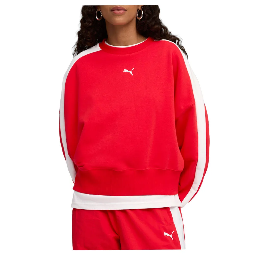 T7 Over-Oversized Crew Neck Long Sleeve Sweatshirt sold by Shoebacca product image thumbnail 3
