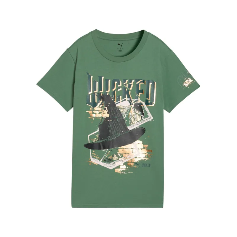 PUMA X WICKED Elphie Graphic Crew Neck Short Sleeve T-Shirt made by Puma