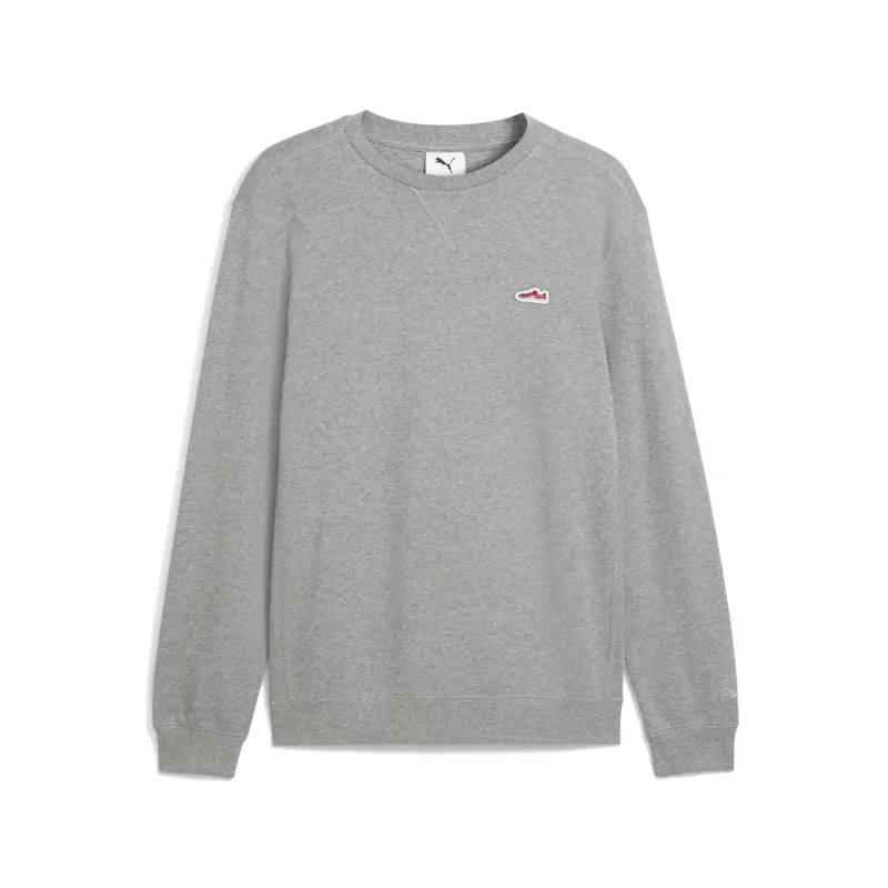 Wardrobe Essentials Suede Crew Neck Sweatshirt made by Puma