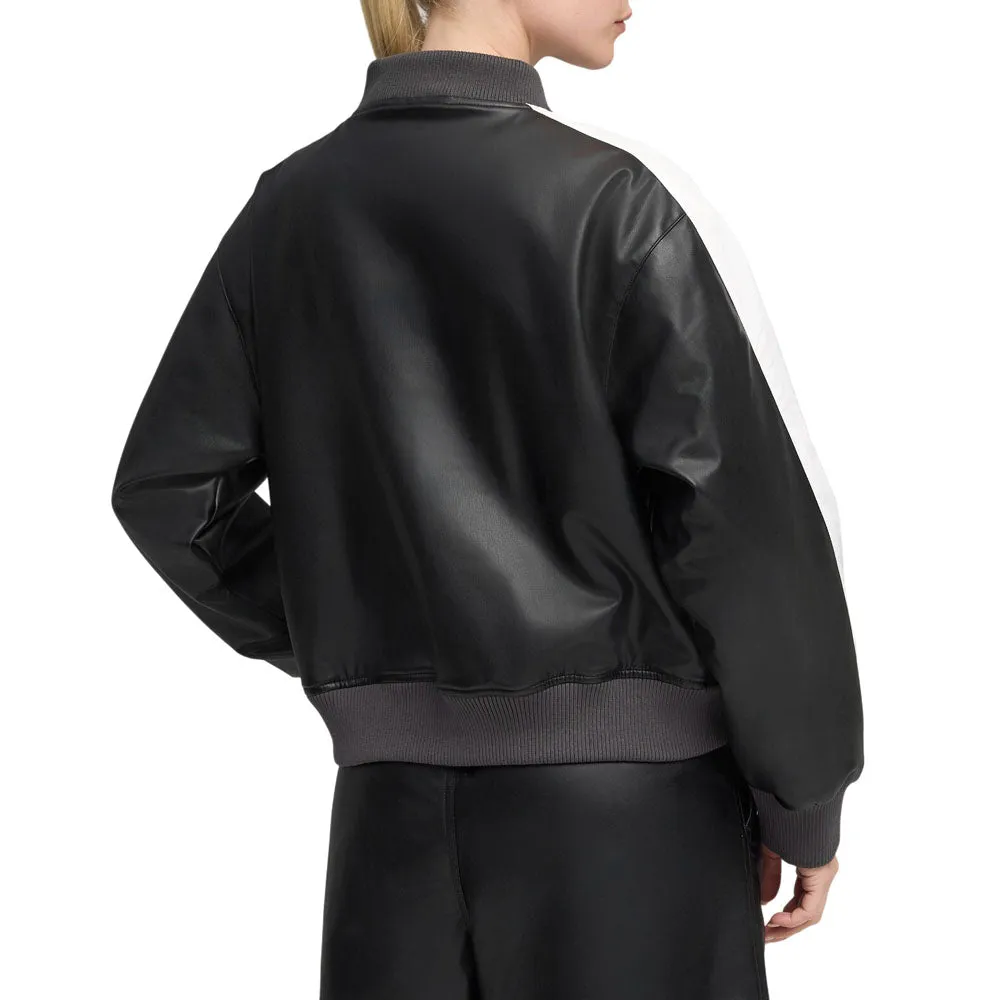 T7 Pleather Bomber Full Zip Jacket sold by Shoebacca product image thumbnail 4