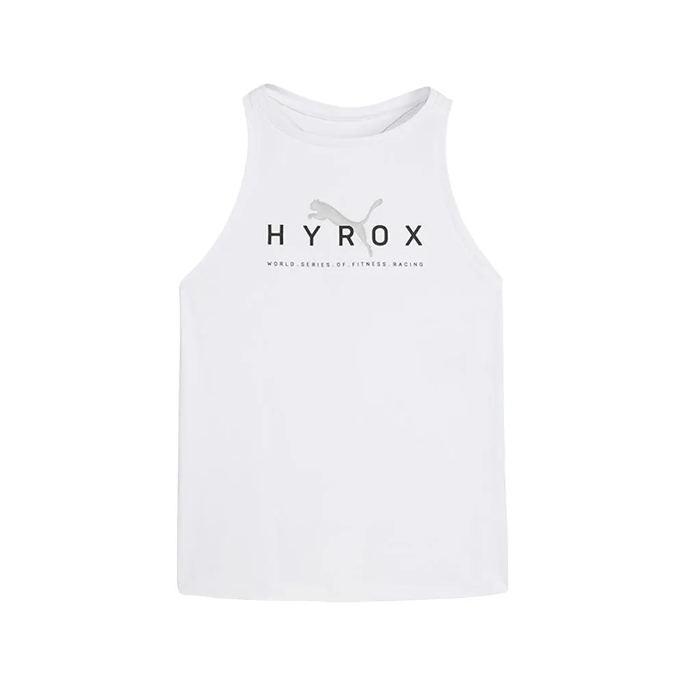 PUMA X HYROX Cloudspun Crew Neck Racerback Tank Top sold by Shoebacca