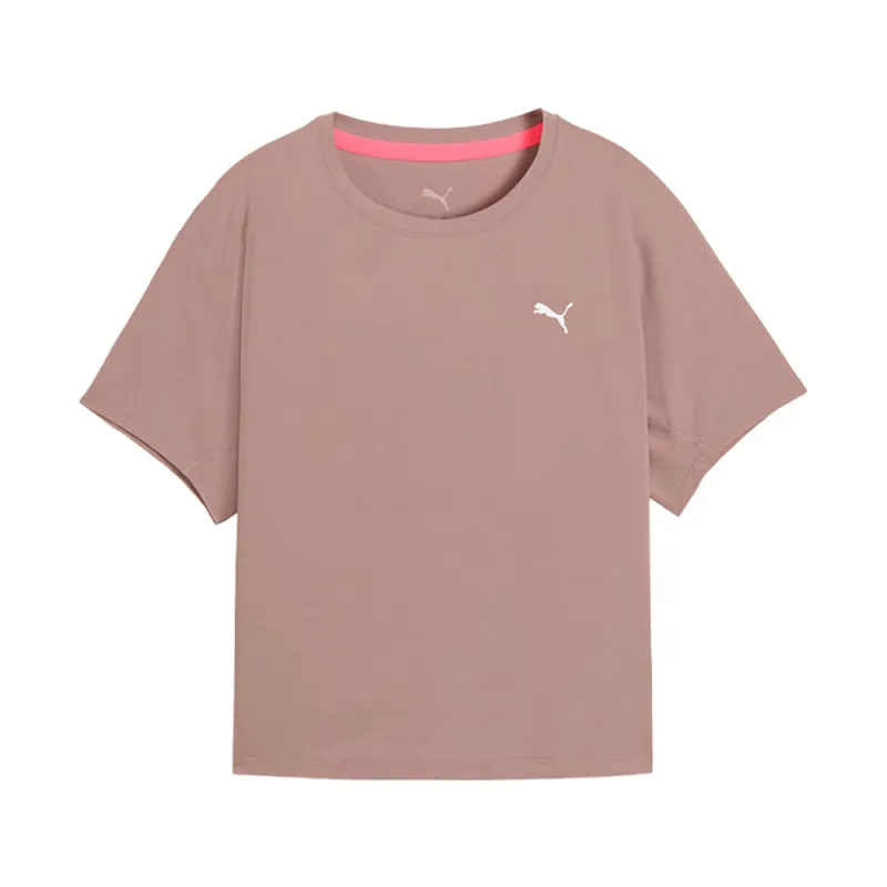 Run Coolcell Boxy Crew Neck Short Sleeve Athletic T-Shirt made by Puma